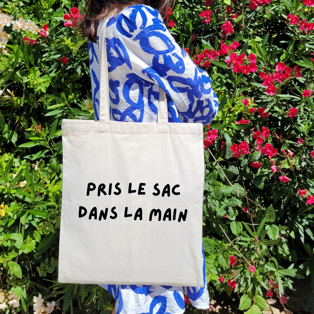 Tote-bag - Pris le sac dans la main