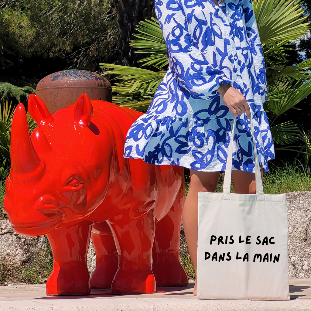 Tote-bag - Pris le sac dans la main
